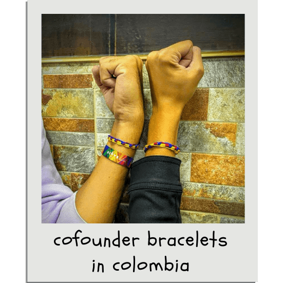 TalentLayer cofounder bracelets Kirsten Pomales Romain Martin